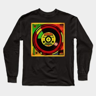 Reggae Music Pop Art Vinyl Album Cover Long Sleeve T-Shirt